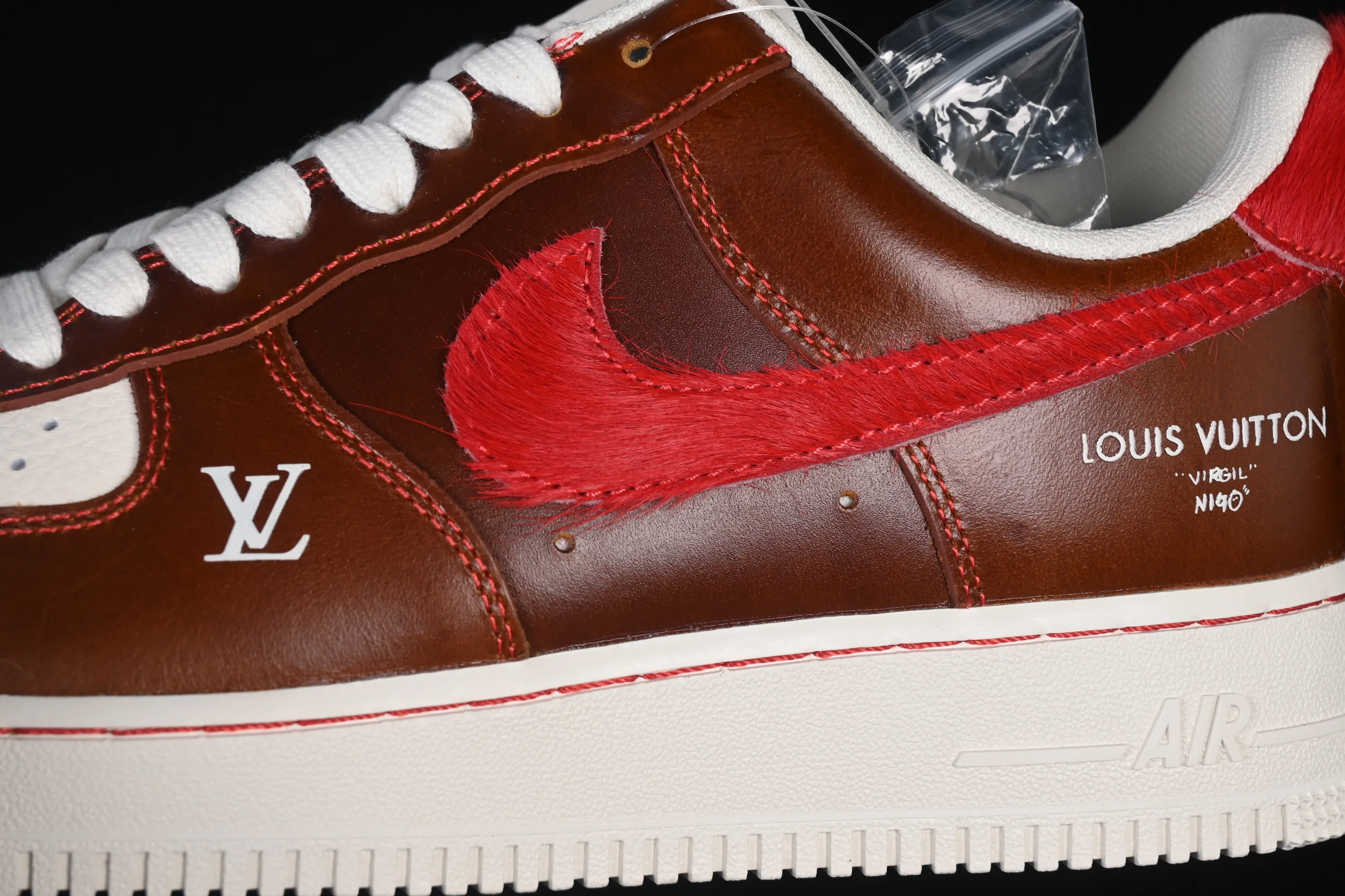 All categories Nk Air Force 1 Air Force series Nk Air Force 1 Low Air Force low-top Nike Air Force 1'07 Low Year of the Horse limited edition Retro brown coffee red Air Force 1 low-top casual sneakers FV3694-103
